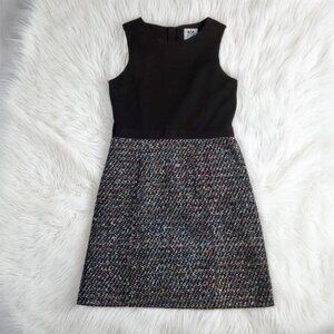 NWT Milly Minis Black Panel Dress in Size 14.
